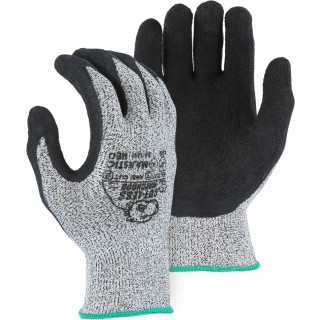 35-1350 Majestic® Glove Cut-Less Watchdog® Seamless Knit Gloves with Crinkle Latex Palm Coating